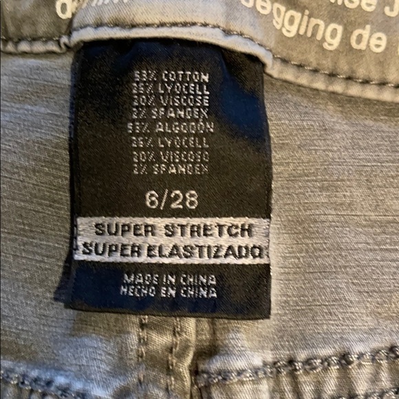 Mossimo high rise jegging button fly skinny sz 6 - Picture 7 of 7